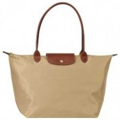 Sacs Shopping Boutique Longchamps pas cher en ligne Les Pliage Large Beige